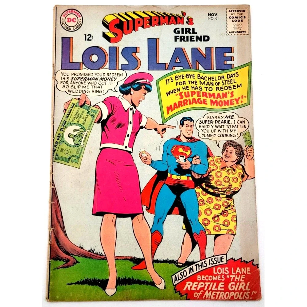 SUPERMAN'S GIRL FRIEND LOIS LANE #61 (1965) / FN+/ ‎ SILVER AGE DC COMICS